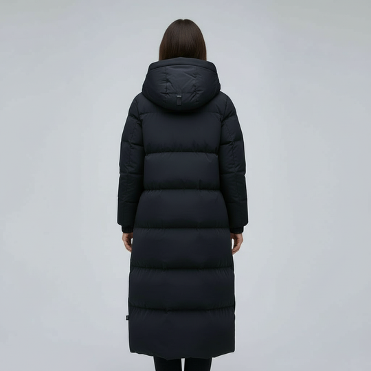 Winddichte Lange Winterjacke Damen
