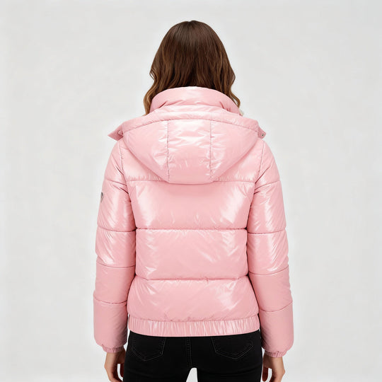 Glänzende Wasserabweisende Thermo Komfort Winterjacke Damen | Nord Taschen
