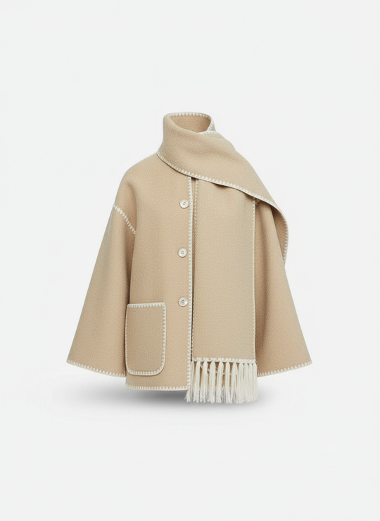 Elegante Schaljacke Damen Warm