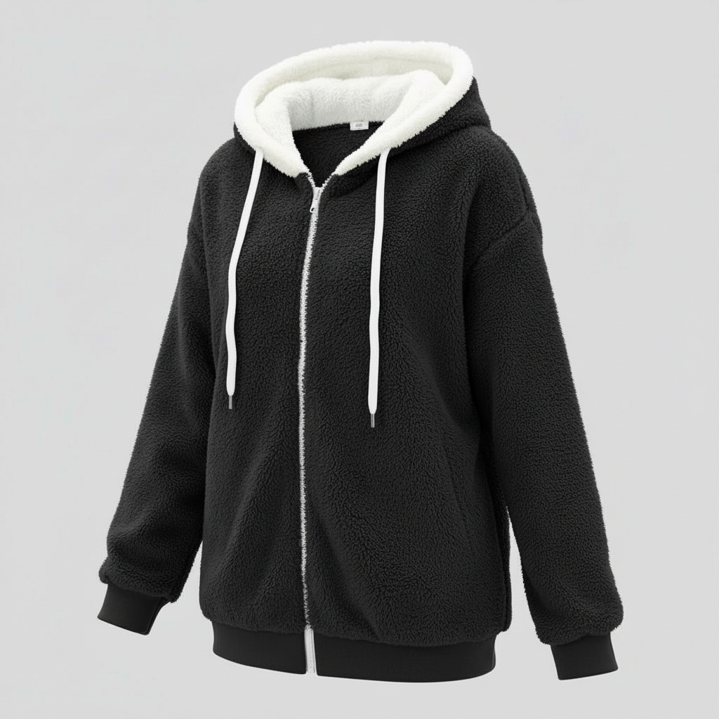 Extra warmer Teddy Kapuzenpullover