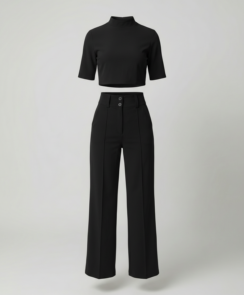 Nord Taschen | Eleganz Tailliertes Herbst-Hosenset für Stilvolle Looks