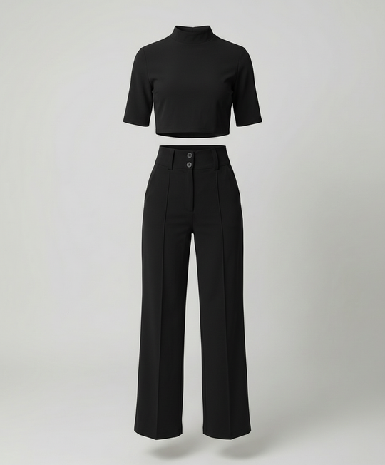 Nord Taschen | Eleganz Tailliertes Herbst-Hosenset für Stilvolle Looks