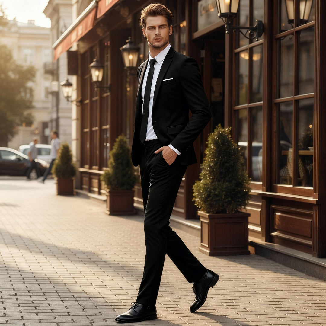 Nord Taschen | Herren Business Anzug 2-teilig – Sakko & Hose