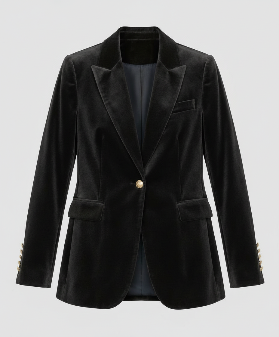 Eleganter Damen Samtblazer