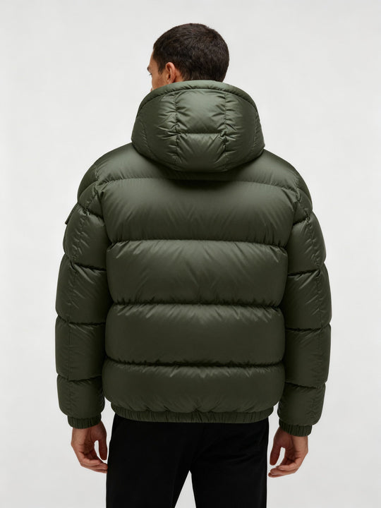 Herren Pufferjacke aus Entenfedern mit Wärme & Kapuze | Nord Taschen