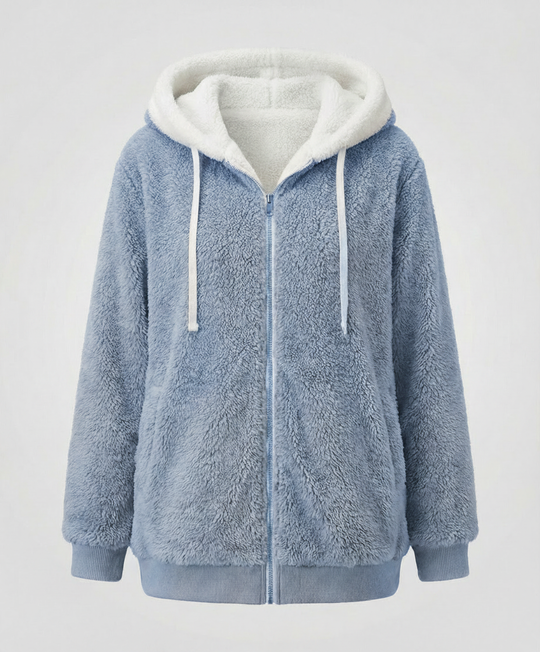 Übergroße Teddyjacke Damen