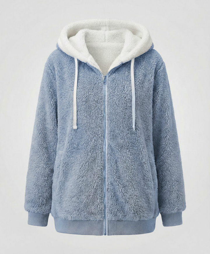 Übergroße Teddyjacke Damen