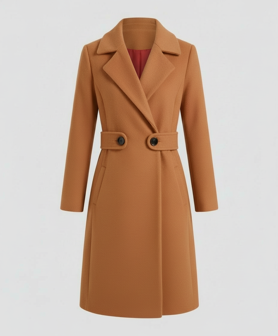 Slim Wollmantel Damen Winter