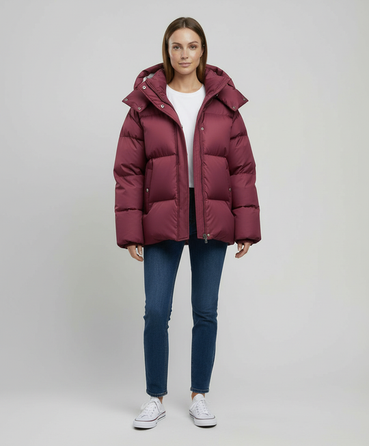 Moderne Damen Pufferjacke