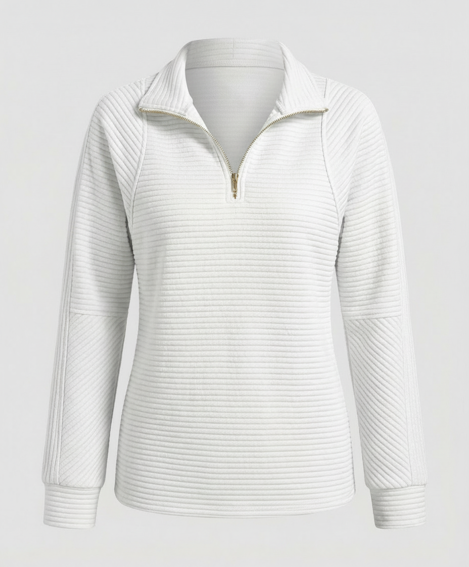 V-Ausschnitt Pullover Damen
