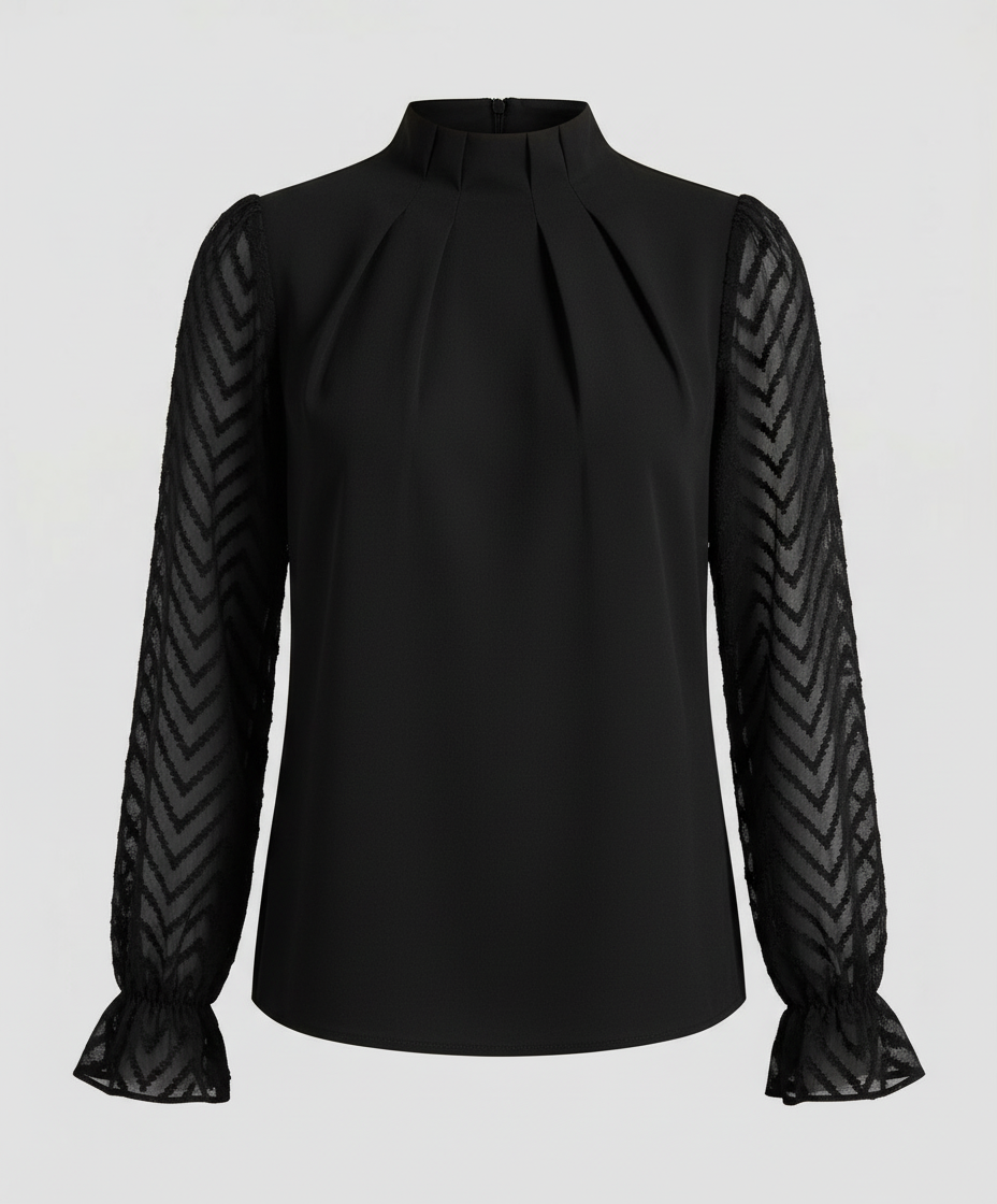 Elegantes Langarm Oberteil Damen