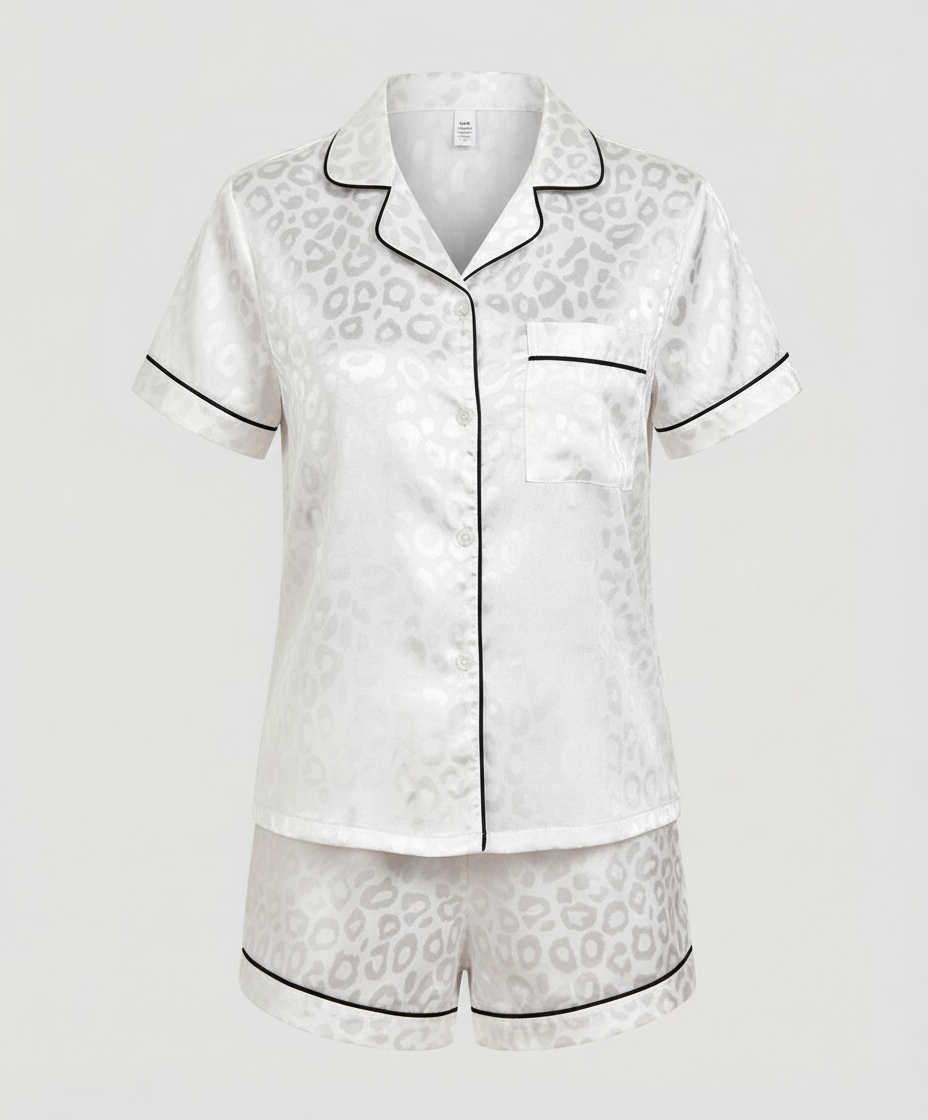 Satin Komfort Pyjama Set Damen