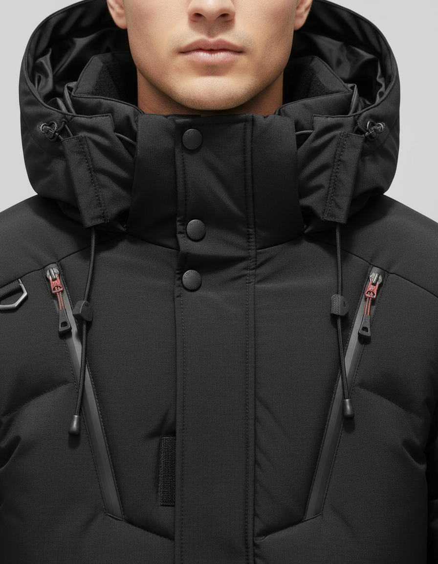 Elegante Premium Daunenjacke Herren