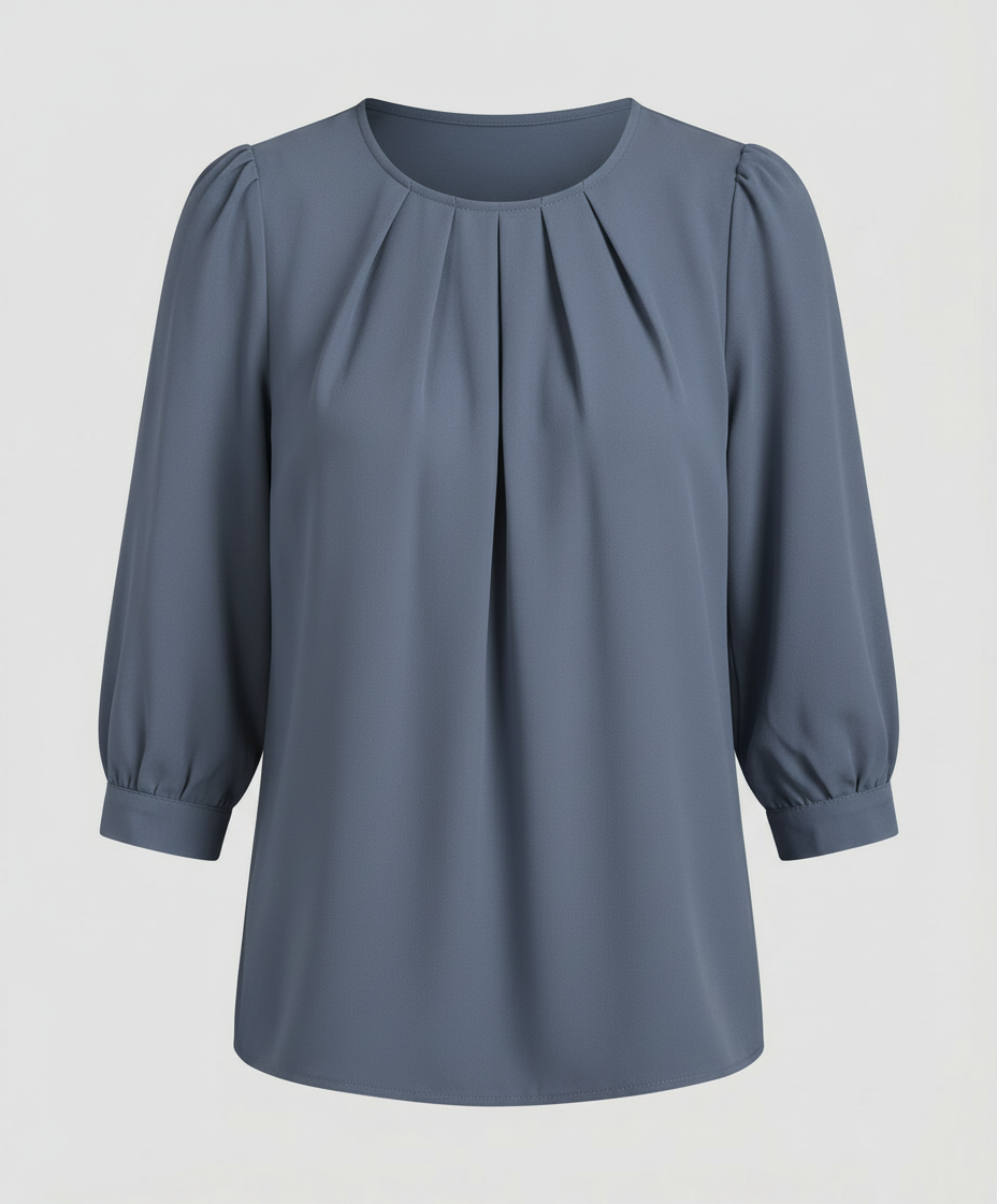 Elegante Satin Bluse Damen
