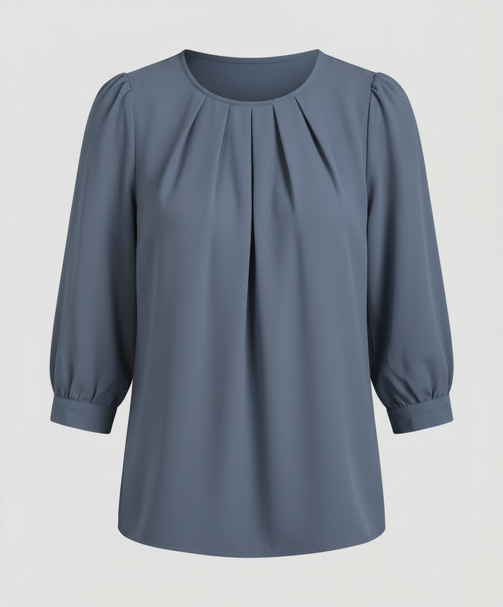 Elegante Satin Bluse Damen