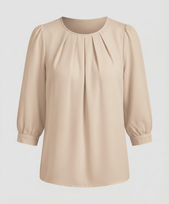 Elegante Satin Bluse Damen