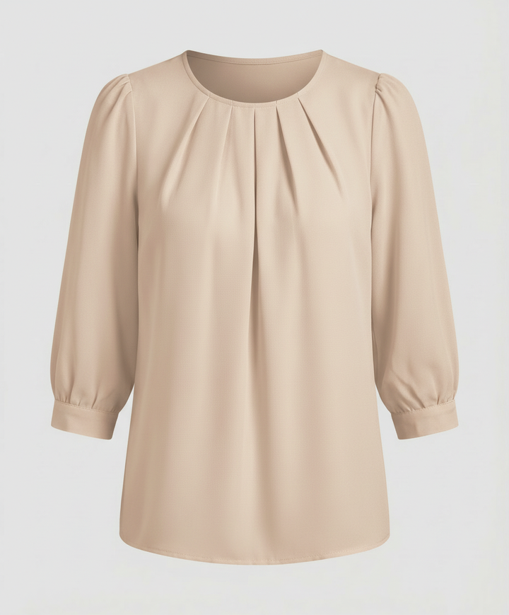 Elegante Satin Bluse Damen