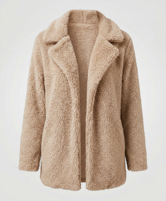 Warmer Fleece Mantel Damen
