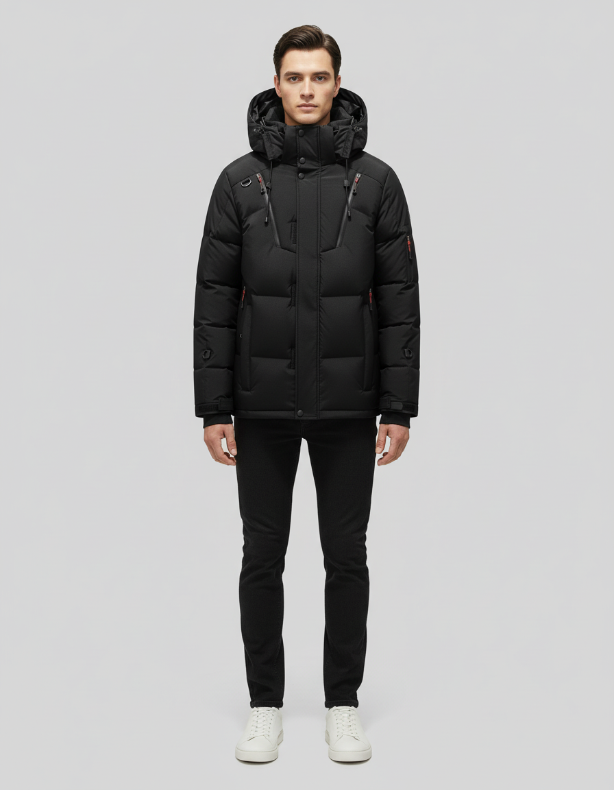 Elegante Premium Daunenjacke Herren