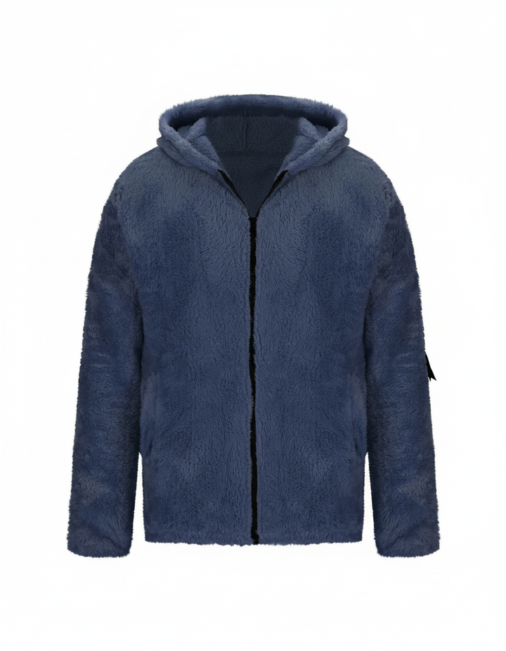 Schwere Fleece Winterjacke