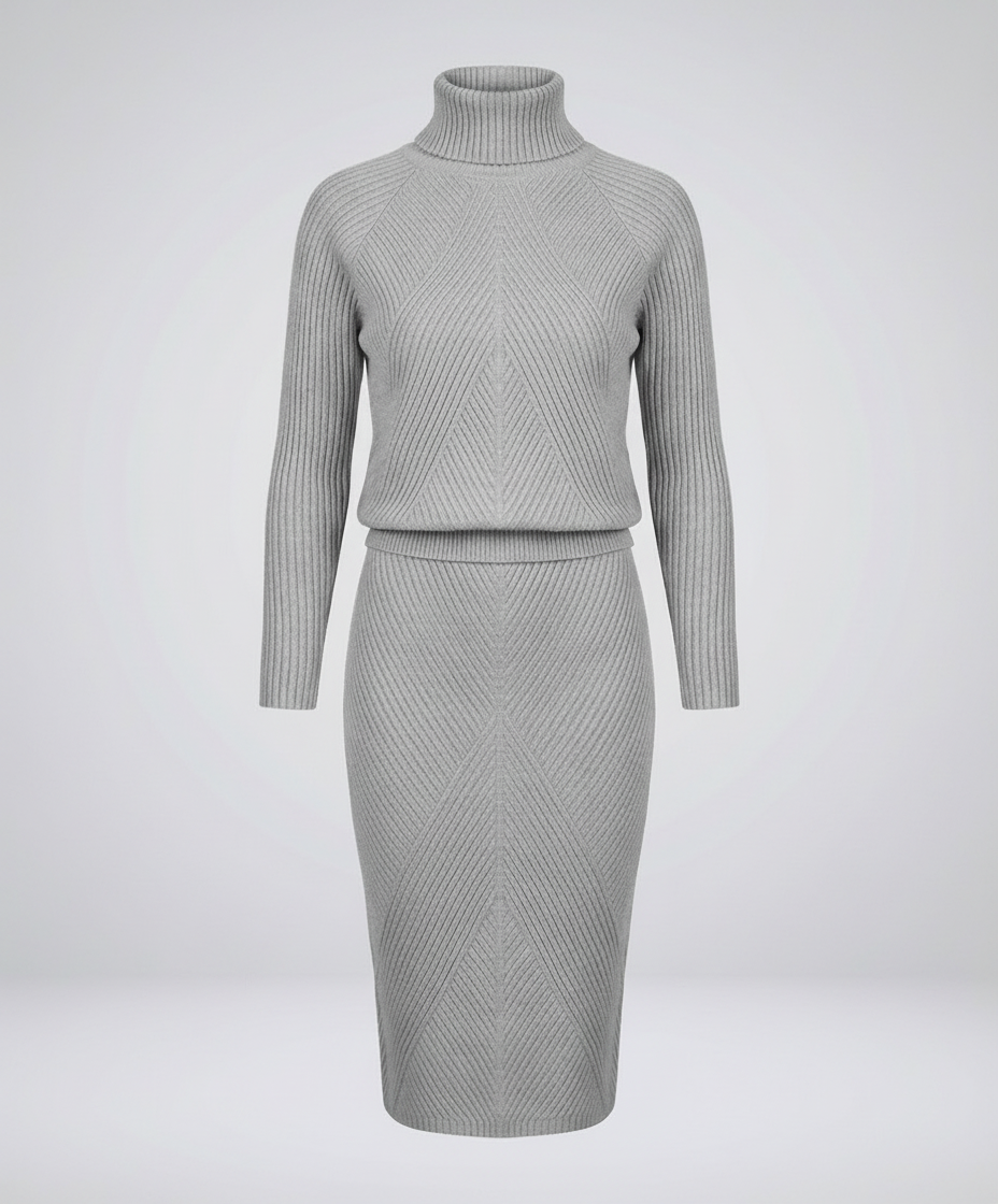 Gemütliches Strickkleid Damen