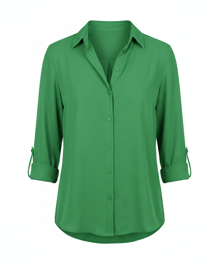 Elegante Damenbluse Langarm