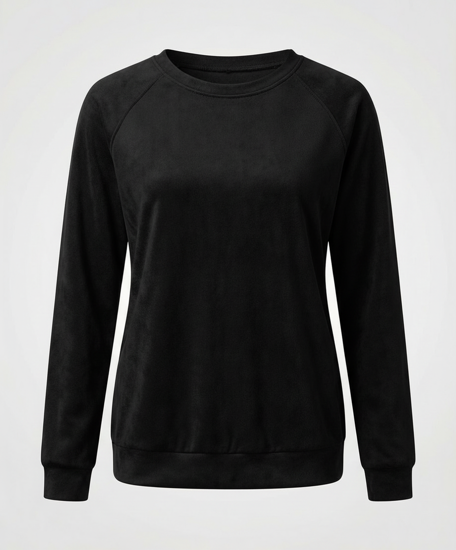 Bequemes Rundhals Sweatshirt Damen