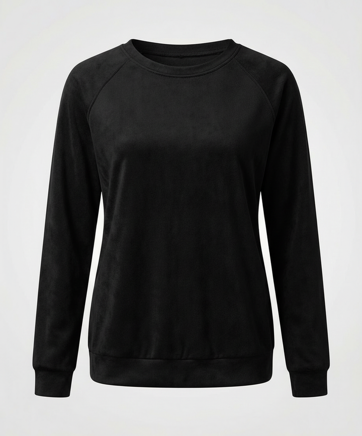 Bequemes Rundhals Sweatshirt Damen