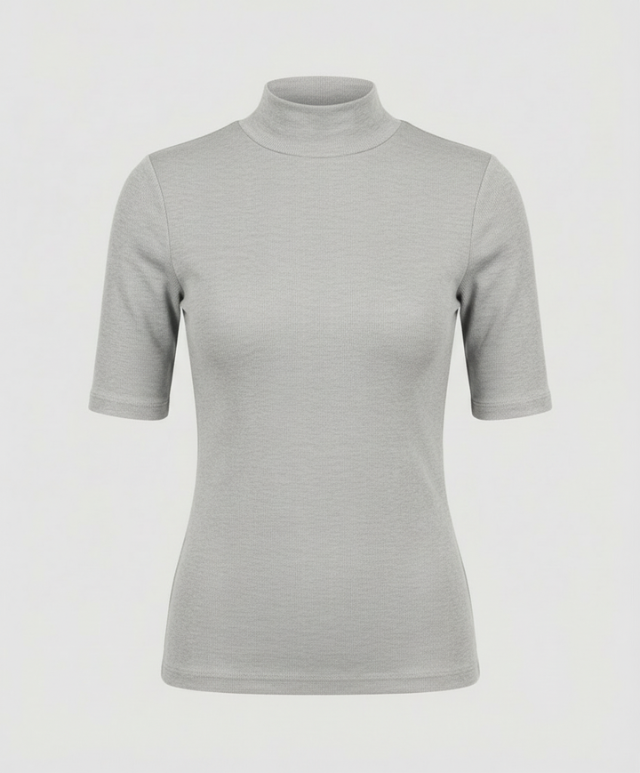 Feinstrick Nahtloser Rollkragenpullover Damen