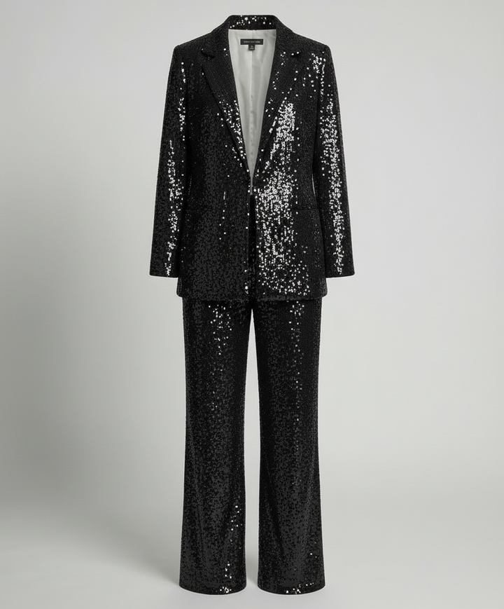 Glitzernder Eleganter Blazeranzug Damen