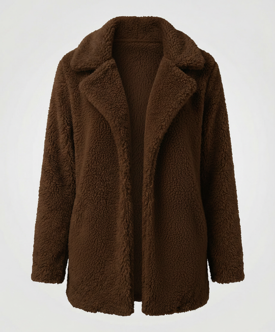 Warmer Fleece Mantel Damen