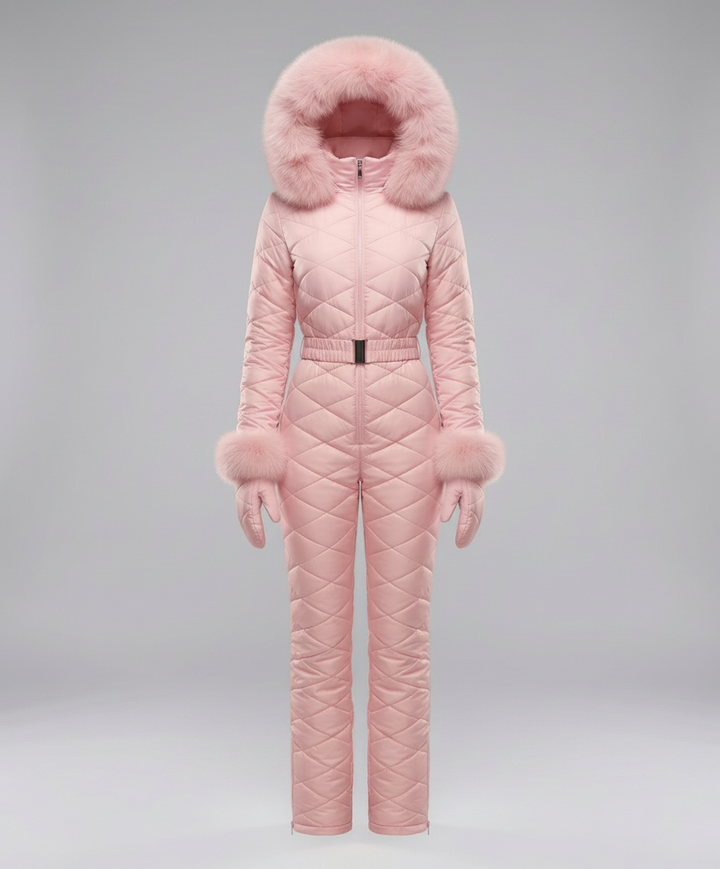 Eleganter Damen Winteroverall Warm