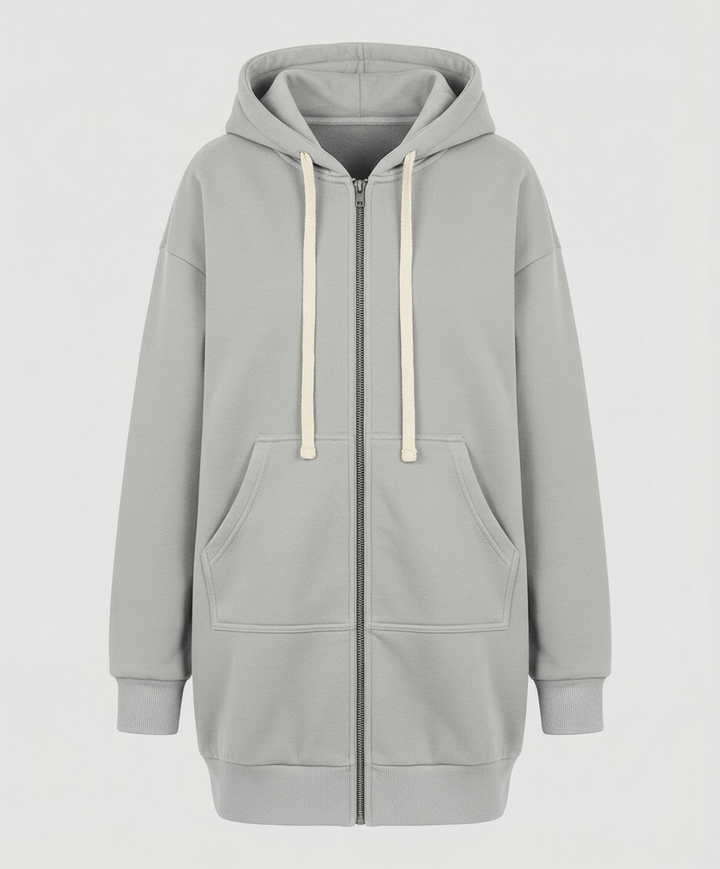 Nord Taschen | Zip-Up Hoodie knielang