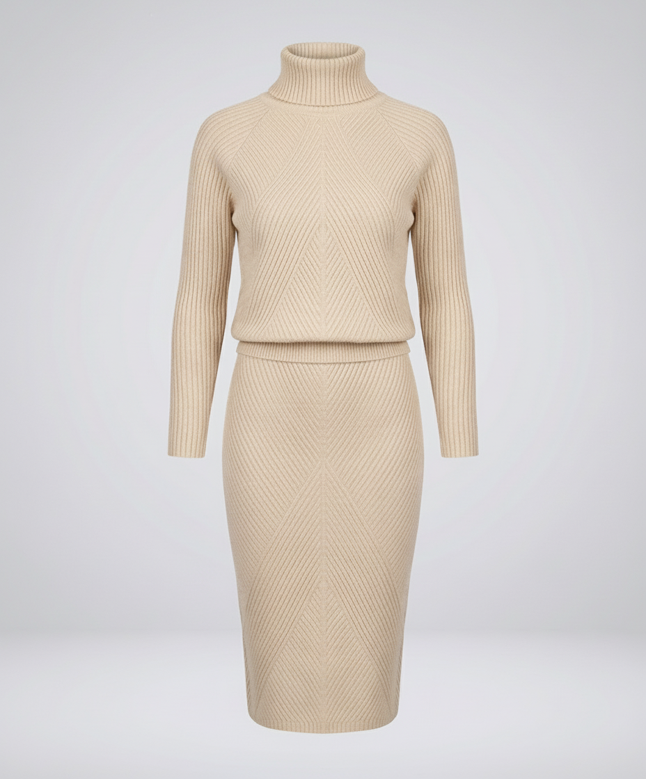 Gemütliches Strickkleid Damen