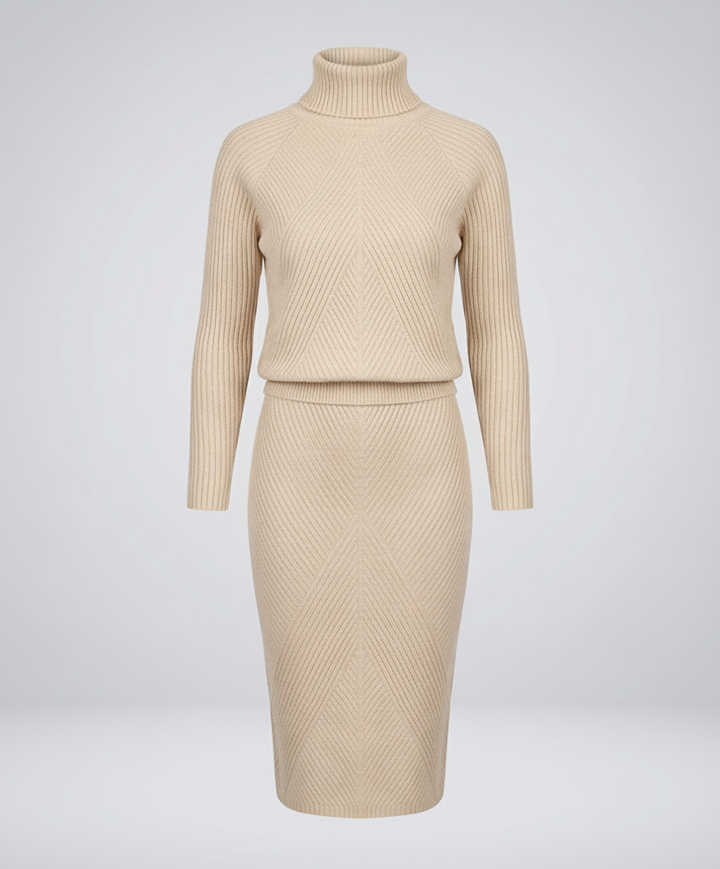 Gemütliches Strickkleid Damen
