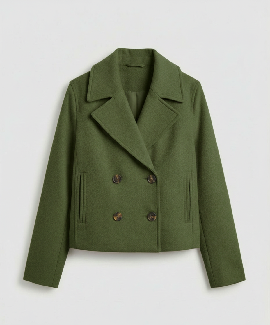 Kurz Doppelreiher Damenjacke