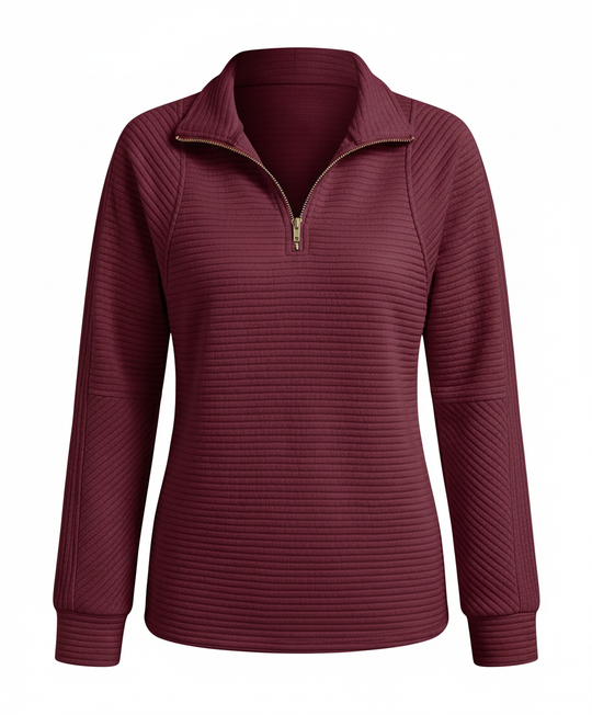 V-Ausschnitt Pullover Damen