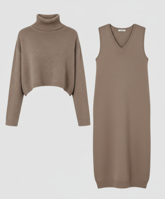 Elegantes Jersey Midikleid Damen