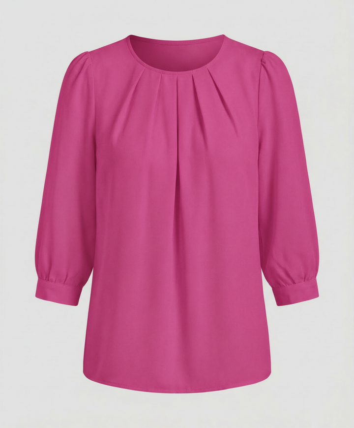 Elegante Satin Bluse Damen