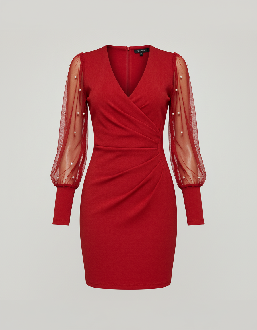 Festliches Spitzen Cocktailkleid Damen