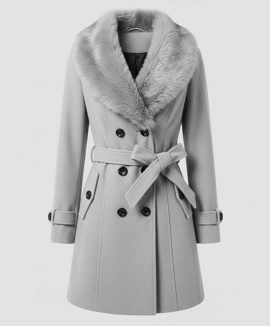 Luxuriöser Eleganter Pelzmantel Damen | Heidi-Mode