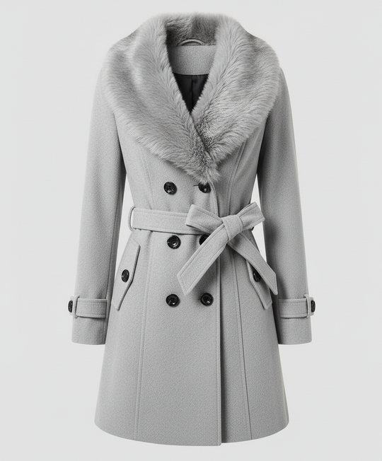 Luxuriöser Eleganter Pelzmantel Damen | Heidi-Mode