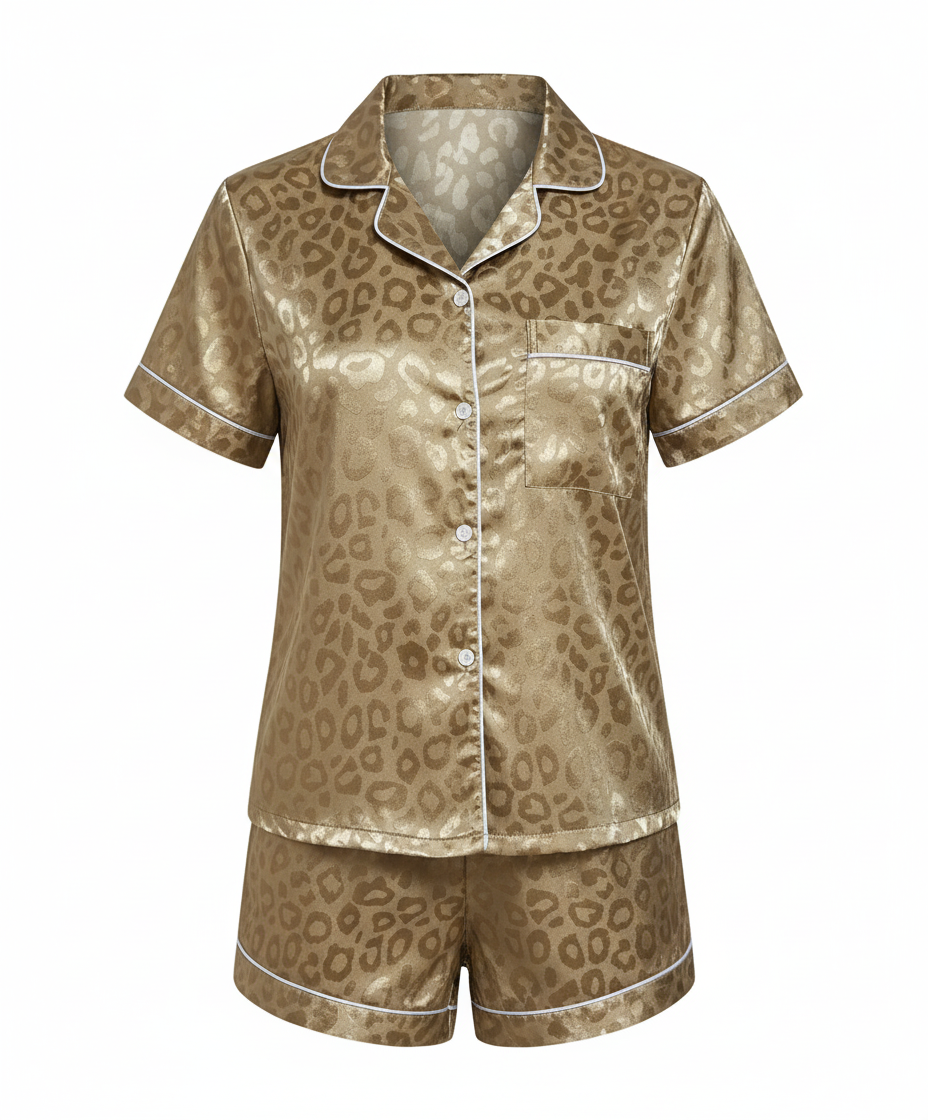 Satin Komfort Pyjama Set Damen