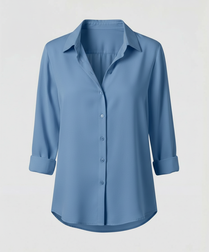 Elegante Damenbluse Langarm