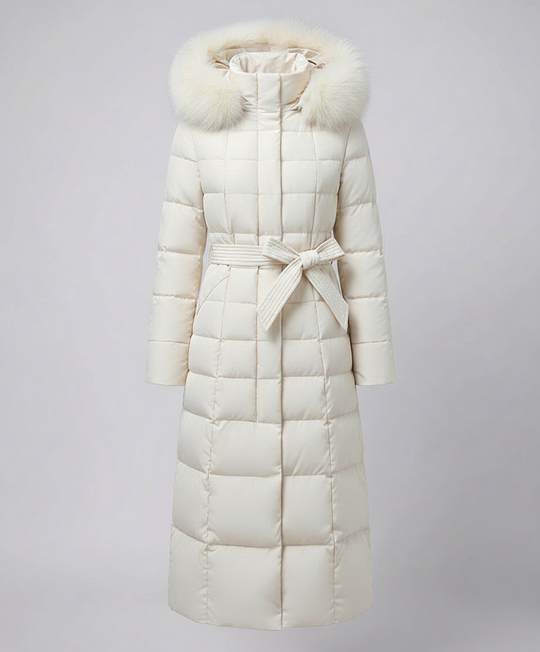 Eleganter Langer Wintermantel Damen