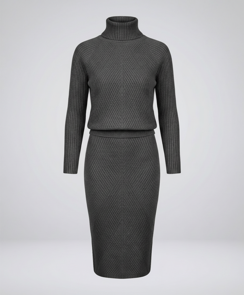 Gemütliches Strickkleid Damen
