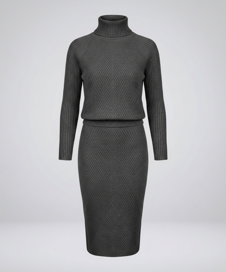 Gemütliches Strickkleid Damen