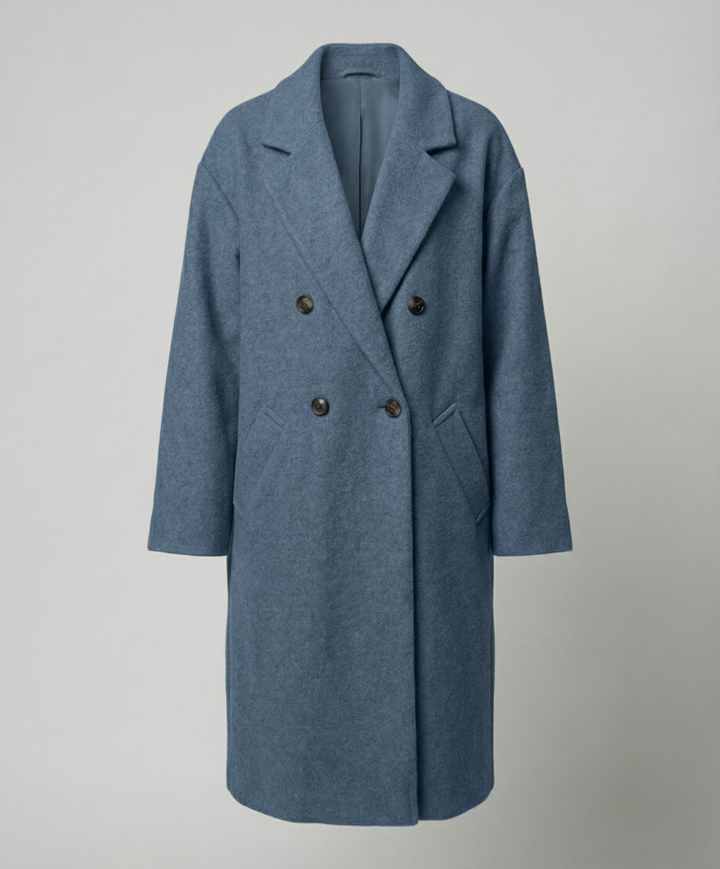 Eleganter Oversized Wollmantel Damen