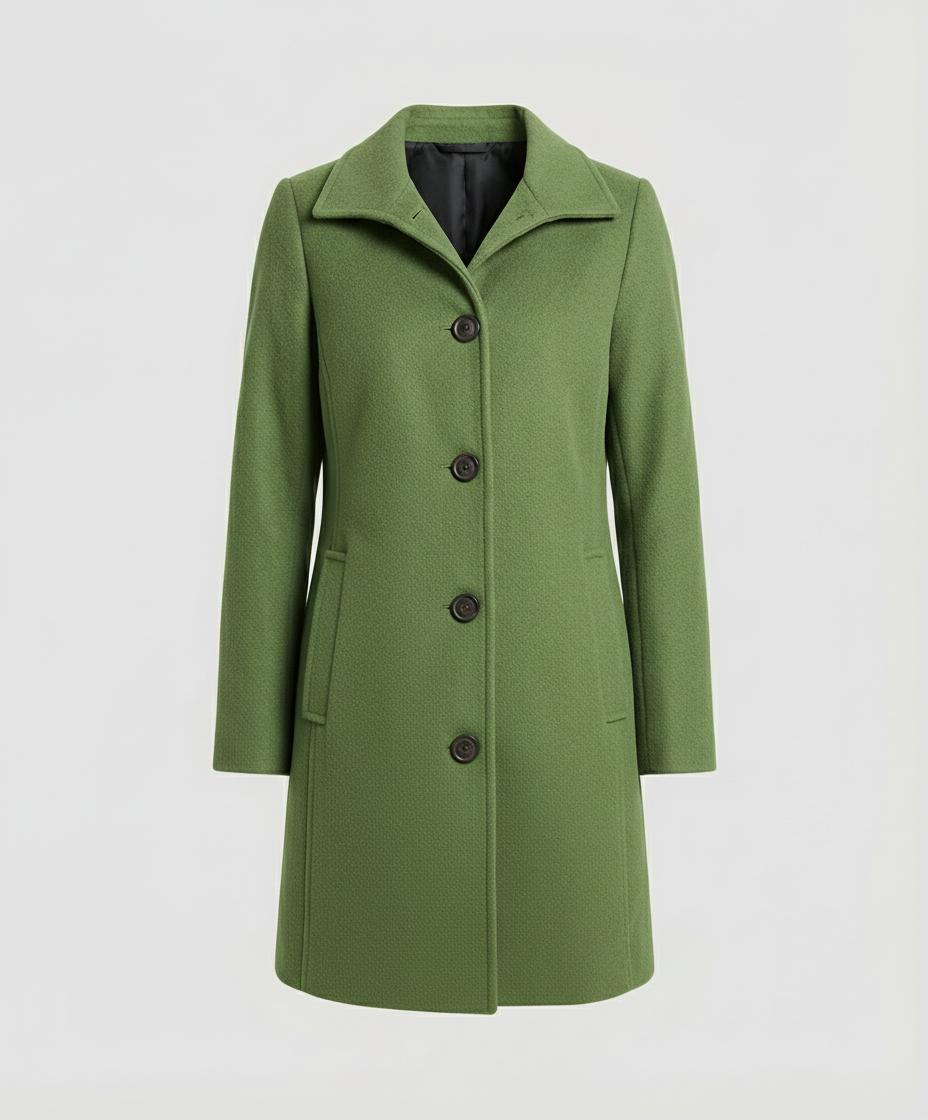 Eleganter Einreihmantel Damen
