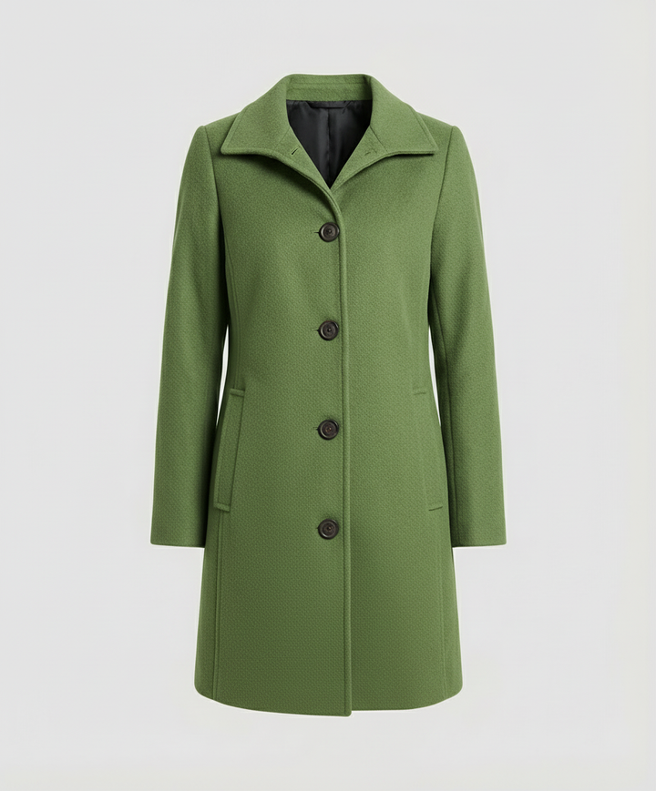 Eleganter Einreihmantel Damen